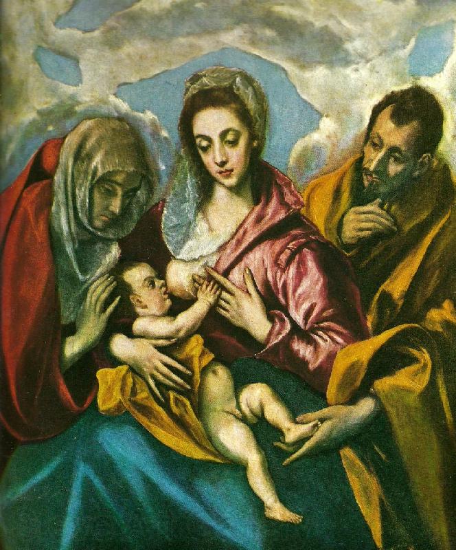 El Greco virgin with santa ines and santa tecla